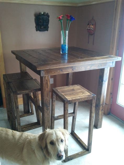 Diy high top pub table. Ana White | Pub style table - DIY Projects
