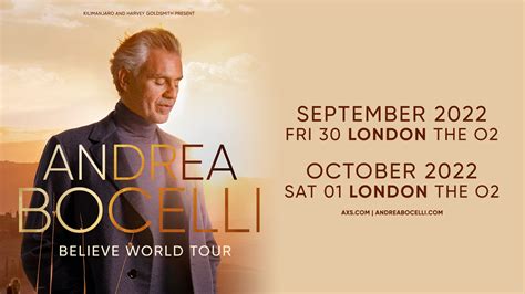 Andrea Bocelli The O2