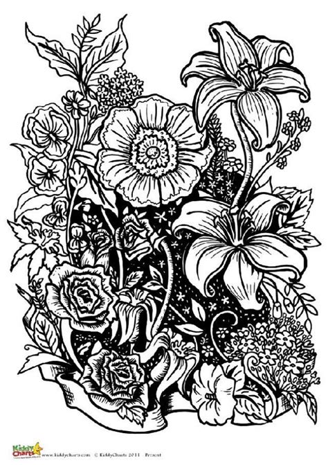 Here is an interesting article from developgoodhabits.com: Four free flower coloring pages for adults