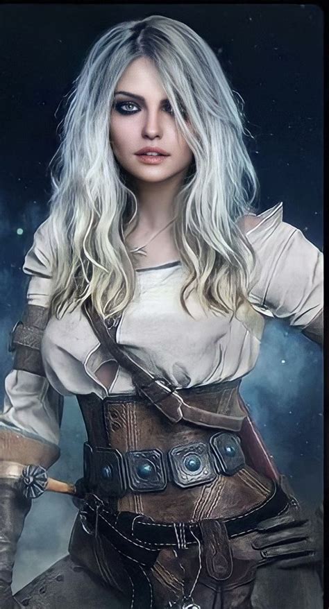 Cirilla Fiona Elen Riannon Witcher 3 Fantasy Art Warrior Cosplay