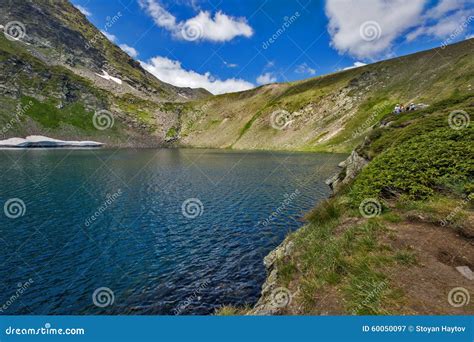 Il Lago Eye I Sette Laghi Rila Montagna Di Rila Immagine Stock