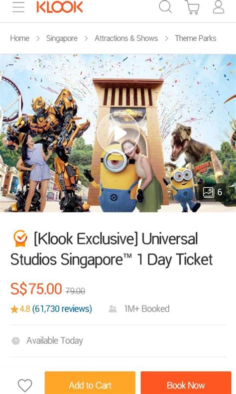 Universal Studios Singapore Ticket From Klook Tickets And Vouchers