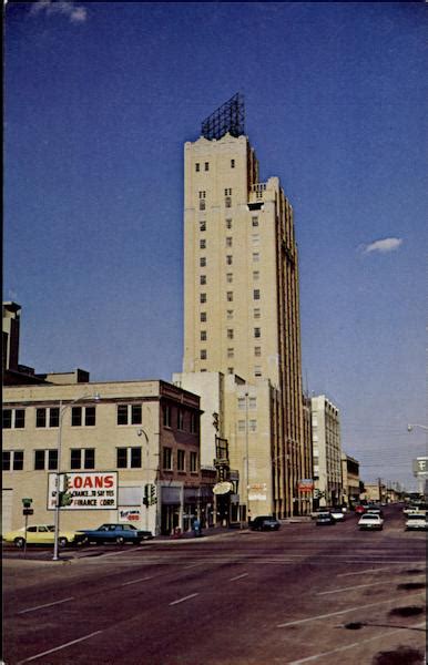 Skyline And Street Scene Abilene Texas