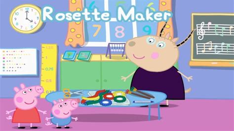 Peppa Pig Sports Day Gameplay Rosette Maker Youtube