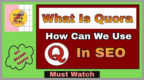 quora how can we use quora in seo what is quora in hindi quora partner program youtube