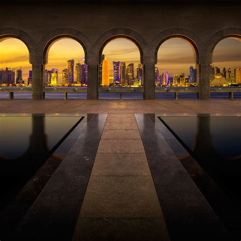 Museum Of Islamic Art Wallpaper 4k Doha Qatar Arches