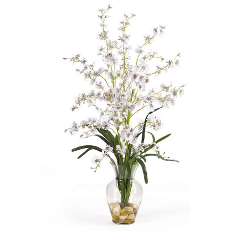 31 Dancing Lady Orchid Flower Arrangement In Glass Vase Michaels