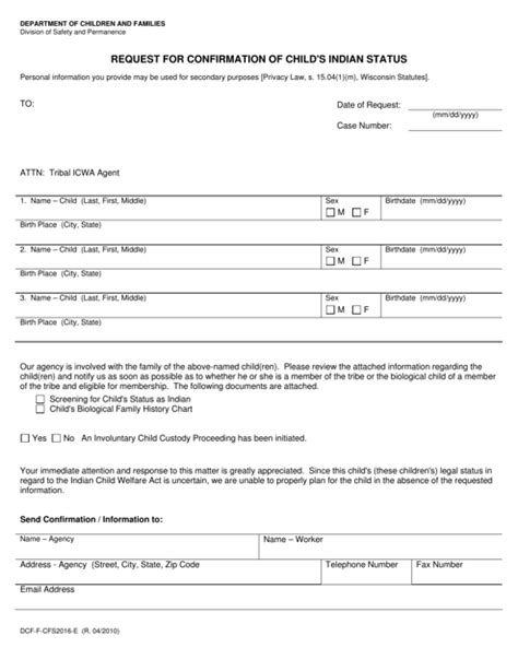 Form Dcf F Cfs2016 E Fill Out Sign Online And Download Fillable Pdf