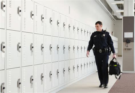 Police Locker Room Storage