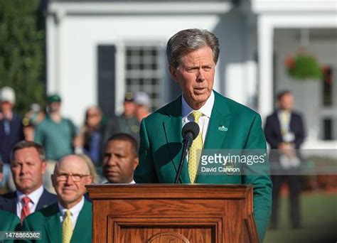 Fred Ridley The Chairman Of Augusta National Golf Club Speaks At The News Photo Getty Images