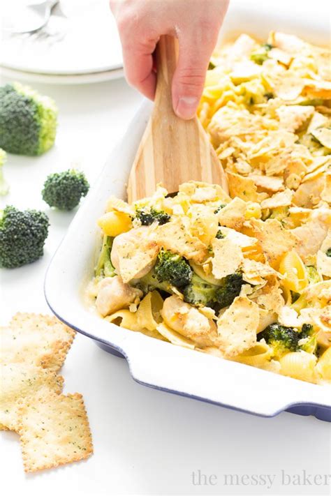 Cheesy Chicken And Broccoli Casserole One Sweet Mess