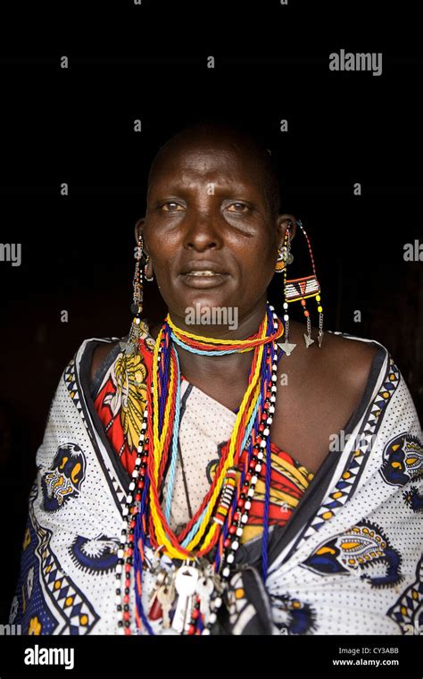 Maasai Tribe In Kenya Stock Photo Alamy