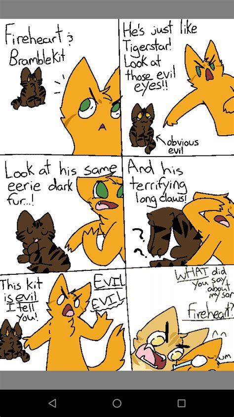 After getting the matted fur clean, i am now a cat owner. Fireheart and Bramblekit's Relationship | Warrior cats ...