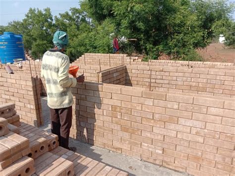 Compressed And Stabilized Interlocking Earth Blocks At Rs 28piece In