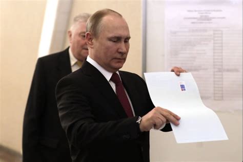 Russians Re Elect Vladimir Putin To Fourth Term By Wide Margin