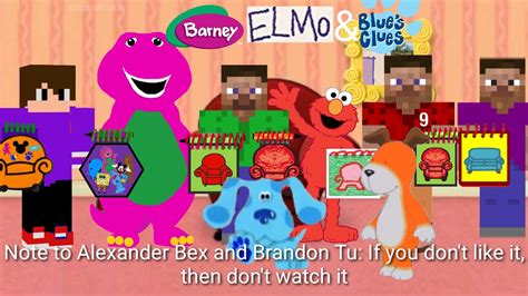 Barney The Dinosaurs Nick Jr Blues Clues Elmo Night Time Favorite