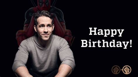 Ryan Reynolds S Birthday Celebration Happybday To