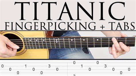 Como Tocar Titanic En Guitarra Facil Tutorial Punteo Fingerpicking Y