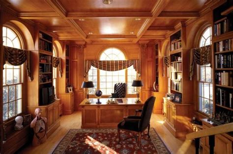 Wood Paneling Adds Elegance And Warmth To Your Home Office