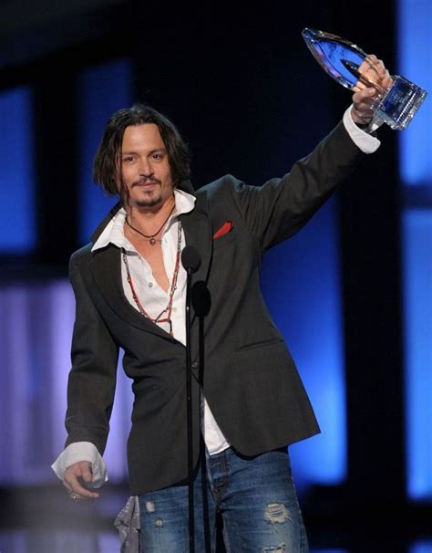 Johnny Depp Wins The Favorite Movie Actor Of The Decade At The People