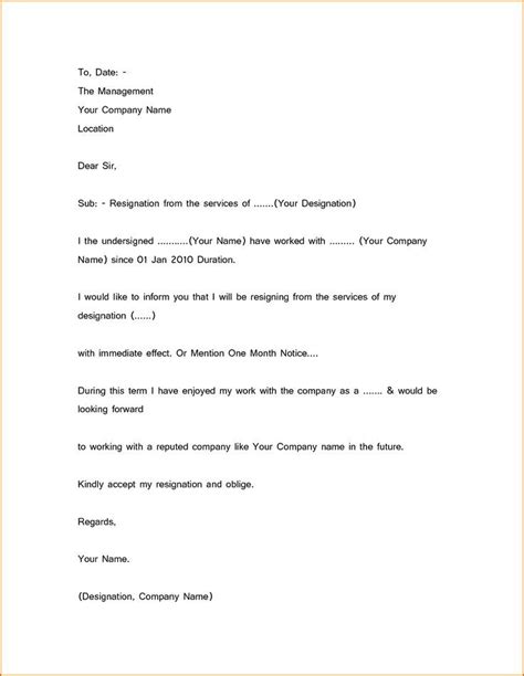 Unhappy Resignation Letter Template 2 Month Notice 2 Ways Unhappy