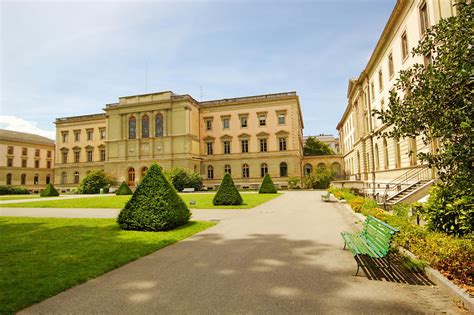 University Of Geneva Building In The Bastions Park Switzerland