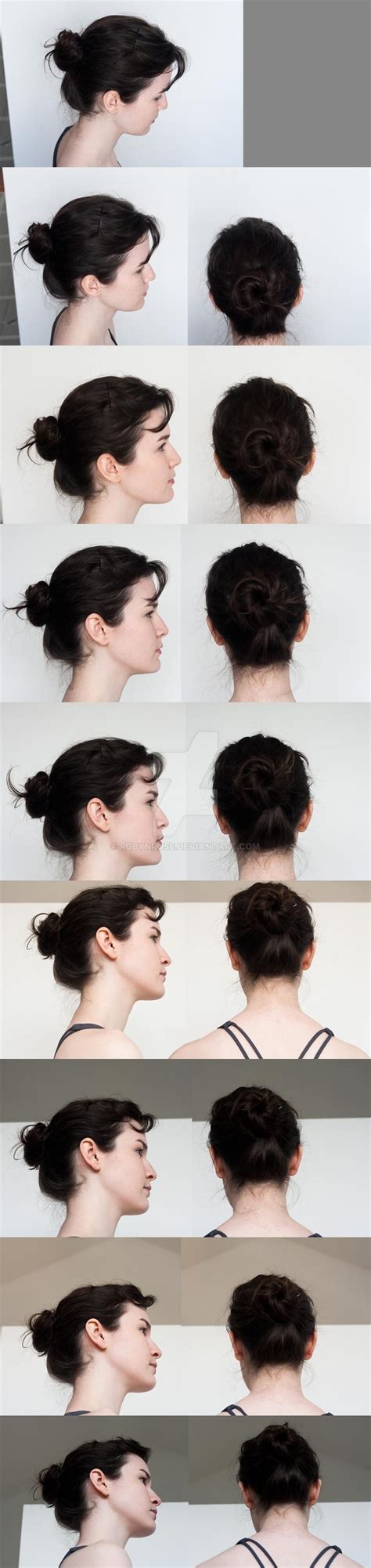 Head Turnaround Top To Bottom Profile By Robynrose On Deviantart In
