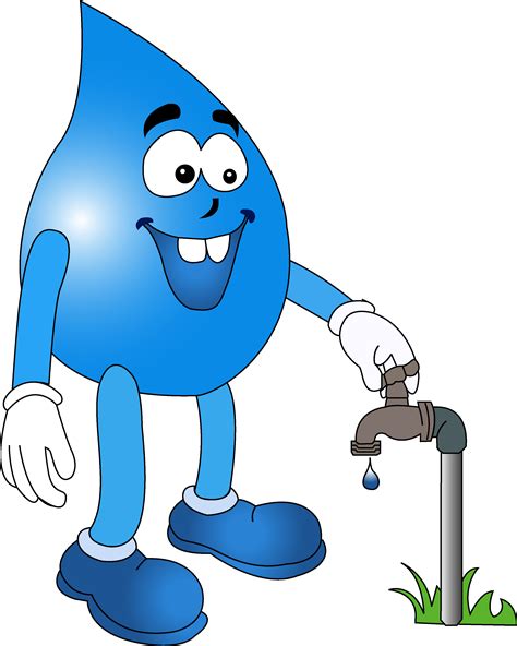 Saving Water Cartoon Water Life Bodaqwasuaq
