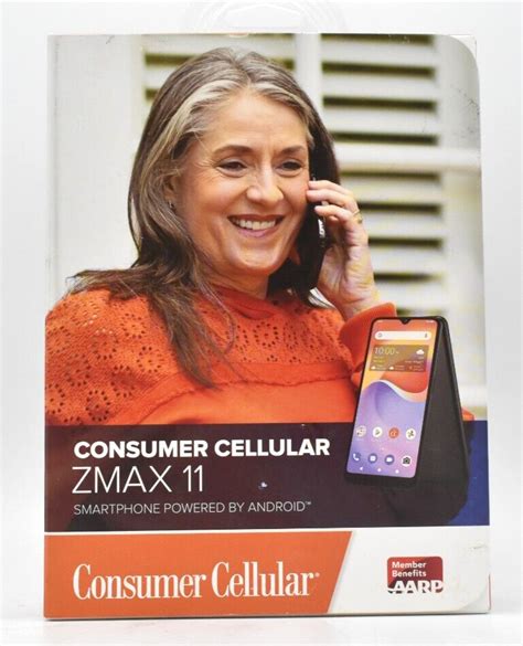 Consumer Cellular Zmax 11 32gb Gray Z6251 Smartphone 855785008785 Ebay