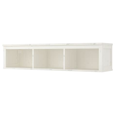 Because they're vented rather than solid, water can drip off. HEMNES Wall/bridging shelf - white stain - IKEA