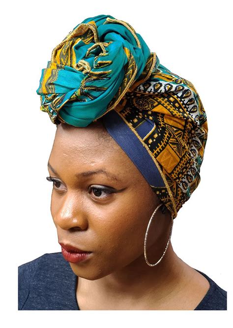 African Hair Wrap African Head Wraps African Hairstyles Scarf