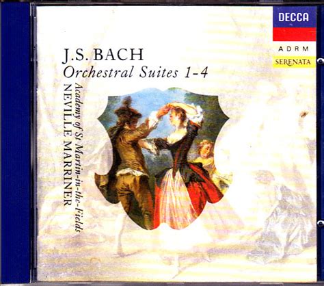 j s bach academy of st martin in the fields neville marriner orchestral suites 1 4