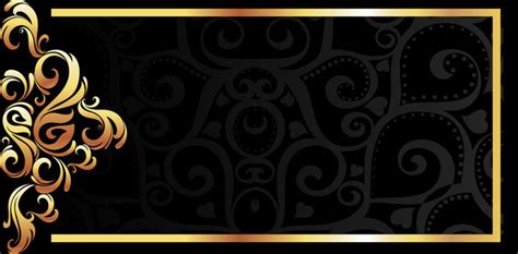 Black And Gold Vector At Getdrawings Free Download