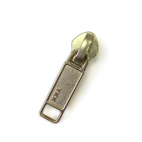 YKK #5 Nylon Coil Zipper Long Tab Slider Zipper Pull Gilt - 5 Pack ...