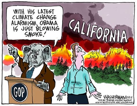 Editorial Cartoon Gop Climate Change Deniers The Boston Globe