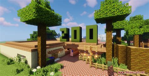 Alej Shnilý Stranou Minecraft Zoo Map Narození Odporovat Přizpůsobování