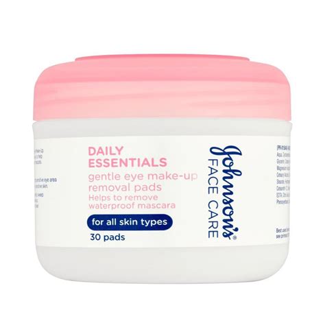 Purchase Johnsons Daily Essentials Gentle Eye Make Up Remover Pads 30 Pack Online At Best