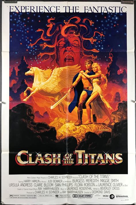 Clash Of The Titans Original Vintage Hildebrandt Movie