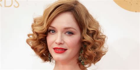christina hendricks emmy dress 2013 boldly shows off her famous assets photos huffpost