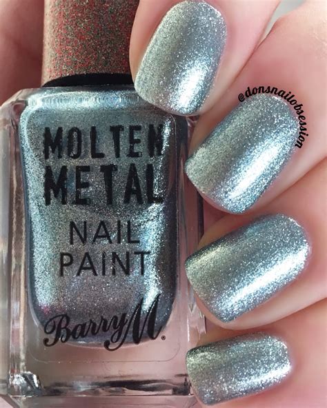 Dons Nail Obsession New Barry M Molten Metal Nail Paints 2018