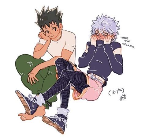 Killua Zoldyck And Gon Freecs Hunter X Hunter Killugon Hunter X Hunter