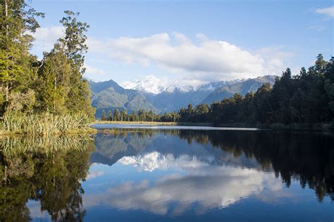Stunning Reflections Of Mount Cook At Lake Matheson West
