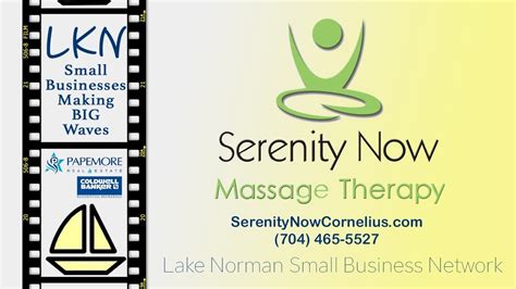 Serenity Now Massage Therapy Youtube