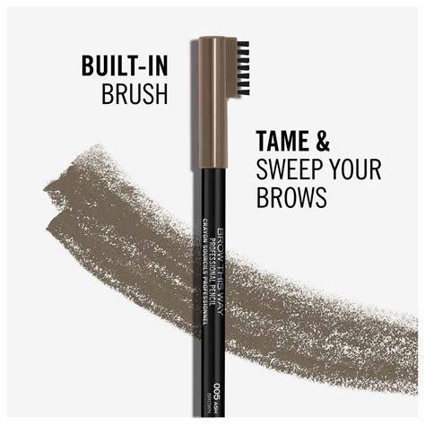 Rimmel Brow This Way Professional Brow Pencil 005 Ash Brown Wilko