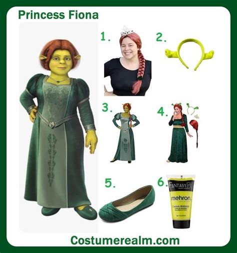 Diy Shrek Ears Shrek Fiona Costume Princess Costumes Halloween Couple The Best Porn Website