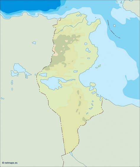 Tunisia Illustrator Map Vector Eps Maps Eps Illustrator Map Vector