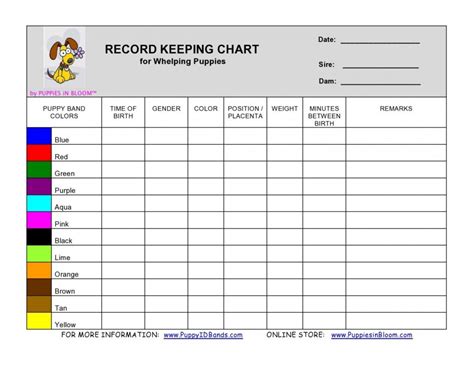 Blood Pressure Recording Chart Template Business