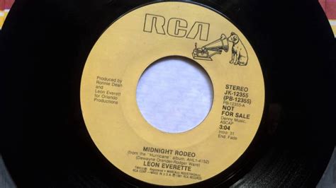 Midnight Rodeo Leon Everette 1981 YouTube