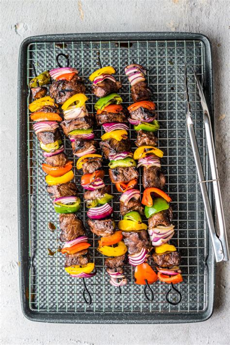 The Best Juicy Grilled Steak Kabobs Recipe The Novice Chef