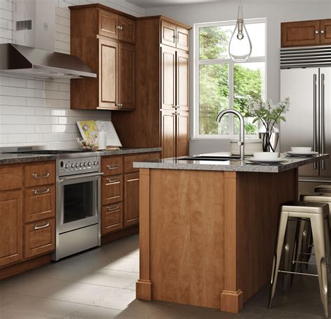 We have a small kitchen so we did not think it would be very expensive, but when we got the grand total and it ended up being more than double. Madison Base Cabinets in Cognac - Kitchen - The Home Depot